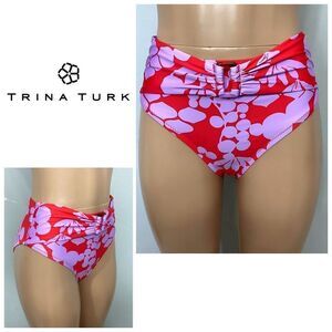 New. TRINA TURK high waisted bikini bottom. 8. Retails $84